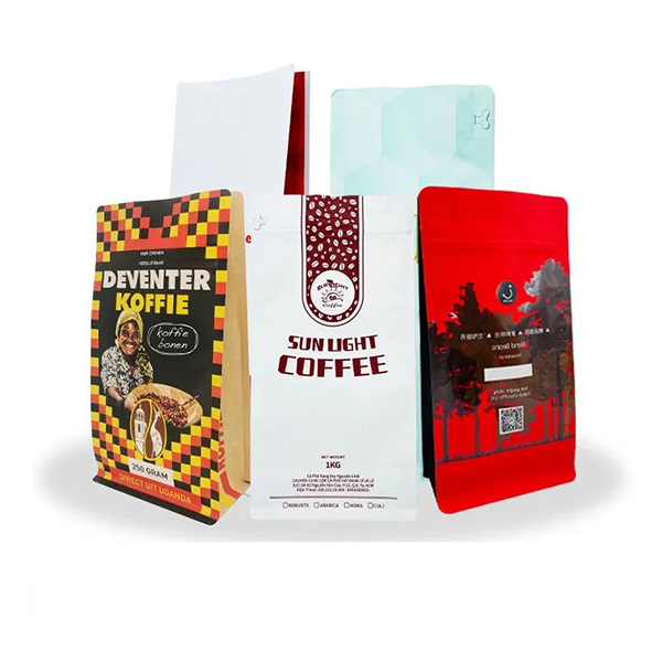 Stand up zip lock pouch for coffee packaging bag